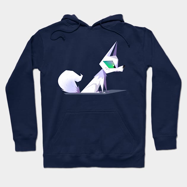 Fantasy pup Hoodie by Polygonal Mess